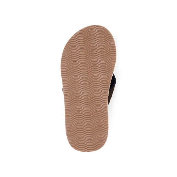 Chocolate Brown Faux-Leather Flip-Flop Sandal Child 4