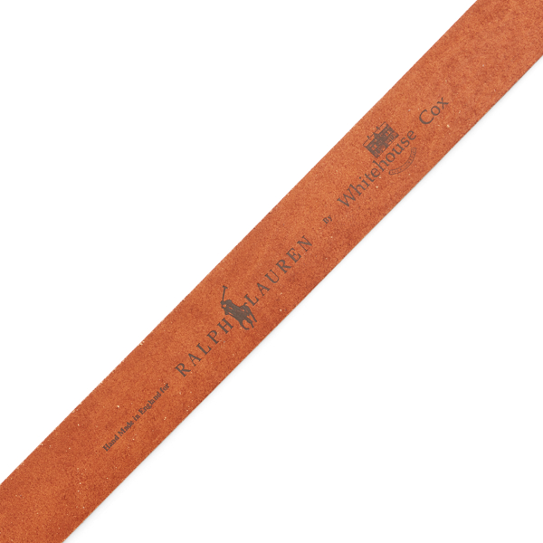 Ceinture &eacute;questre en cuir Polo Ralph Lauren en Roux sable 3