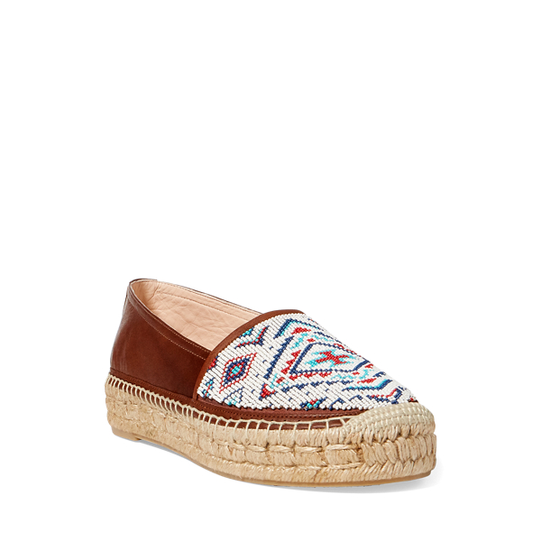 Joanne Beaded Nappa Espadrille Polo Ralph Lauren 1