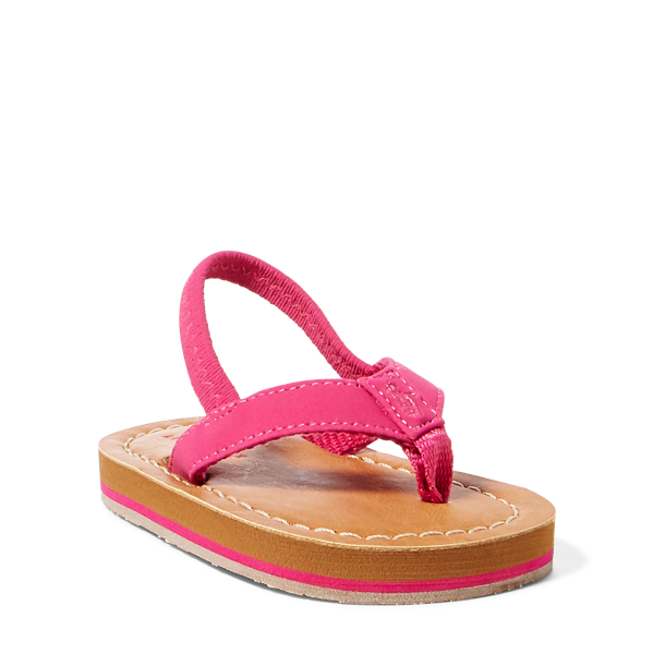 Fuchsia Lia Faux-Leather Sandal Toddler 2