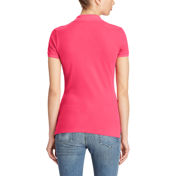 Raspberry Ice Skinny Stretch Mesh Polo Shirt Polo Ralph Lauren 4