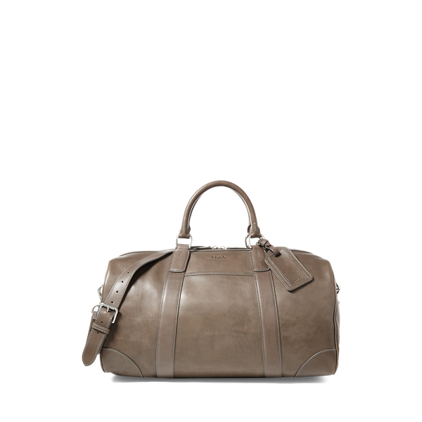 Ralph lauren leather duffle bag best sale