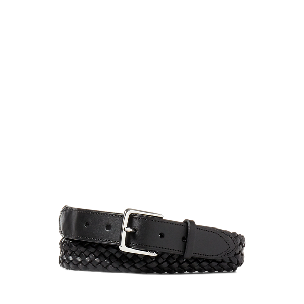 Braided Vachetta Leather Belt Polo Ralph Lauren 1