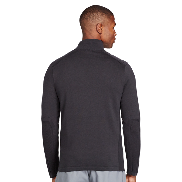 Gina Grey Lined Cotton-Blend Pullover RLX Golf 4