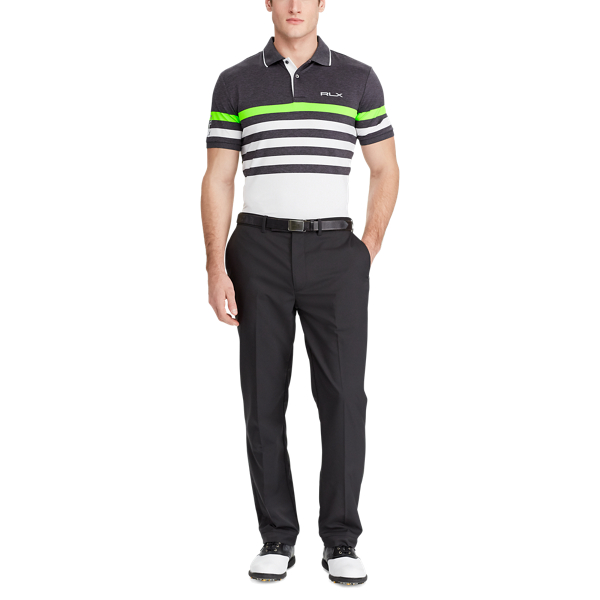 Onyx Heather/Lime Multi Custom Fit Performance Polo RLX Golf 2