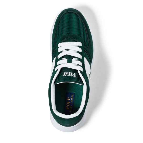 Welsh Green Cordell Suede Sneaker Polo Ralph Lauren 4