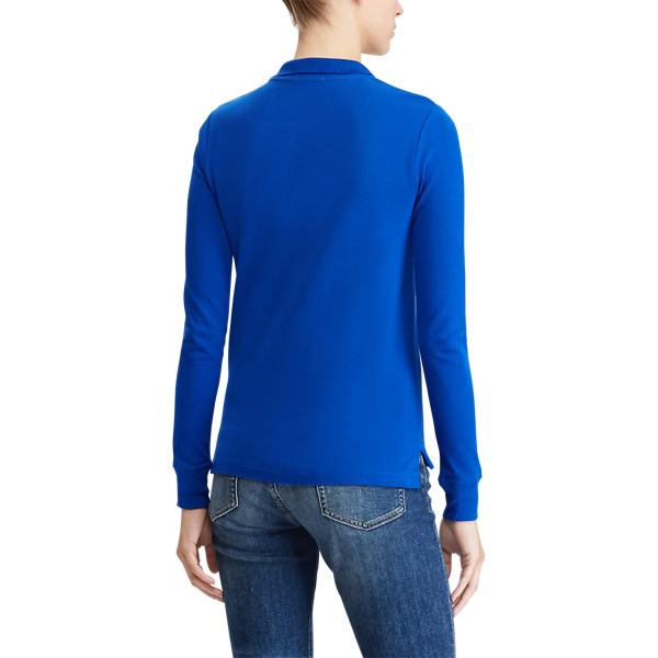 Skinny Fit Long-Sleeve Polo | Polo Shirts Women | Ralph Lauren