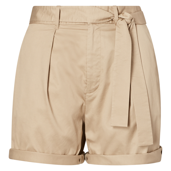 Cotton-Linen Belted Short Polo Ralph Lauren 1