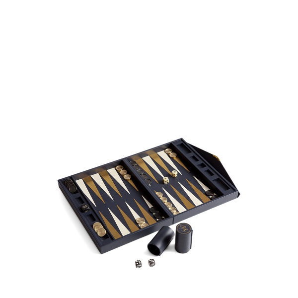 Sophie Leather Backgammon Set | Games Home | Ralph Lauren