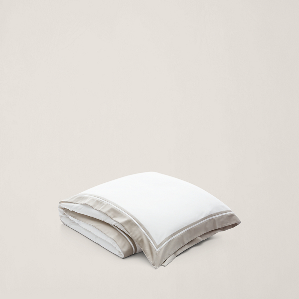Hollywood Cream RL Bowery Sateen Duvet Cover Ralph Lauren Home 1