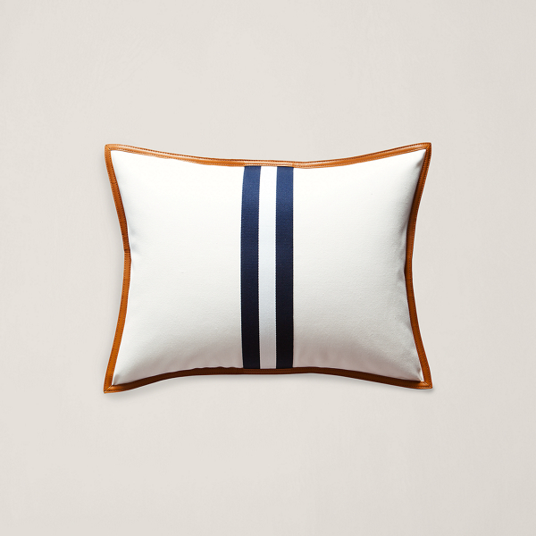 White Lafayette Throw Pillow Ralph Lauren Home 1