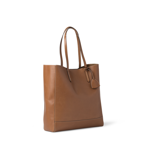 Gold Calfskin Modern Tote Ralph Lauren Collection 3