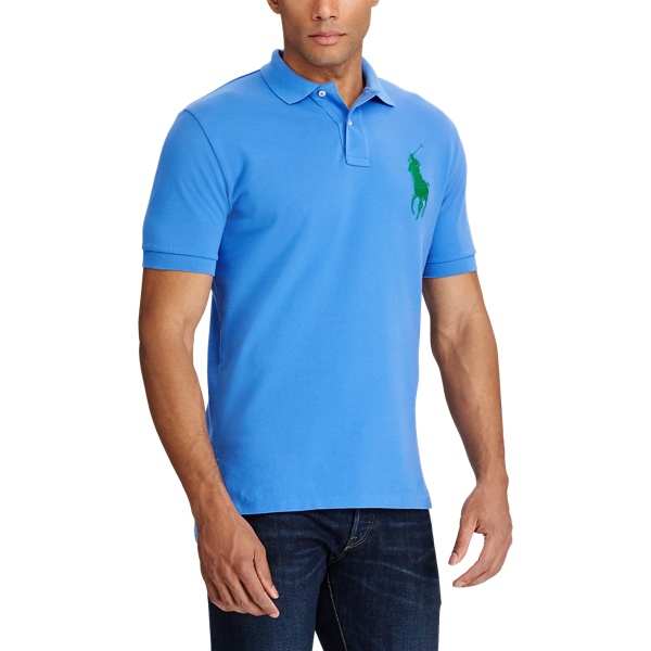 Scottsdale Blue Classic Fit Mesh Polo Shirt Polo Ralph Lauren 3