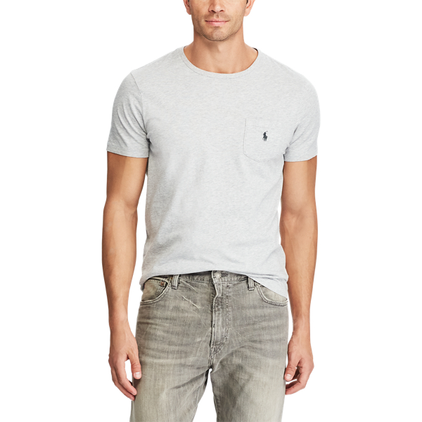 Spring Heather Classic Cotton Pocket T-Shirt Big & Tall 3