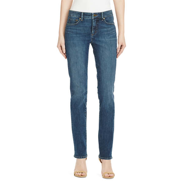 Premier Straight Jean Lauren em Harbor Wash 3