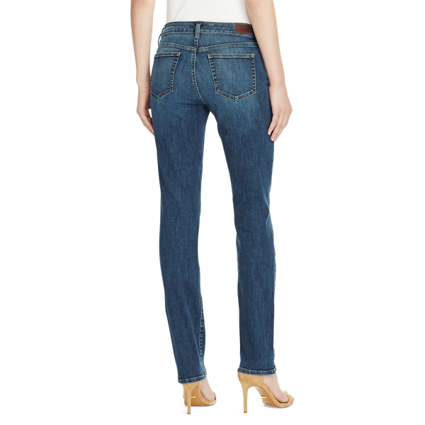 Premier Straight Jean Lauren em Harbor Wash 4