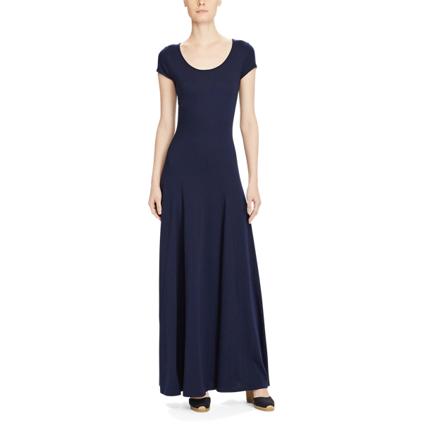 【送料&関税込】Polo Ralph Lauren Jersey Long Dress Lauren ralph lauren Jersey long dress available on SUGAR