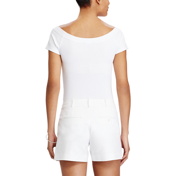 White Cotton Off-the-Shoulder Top Lauren 4