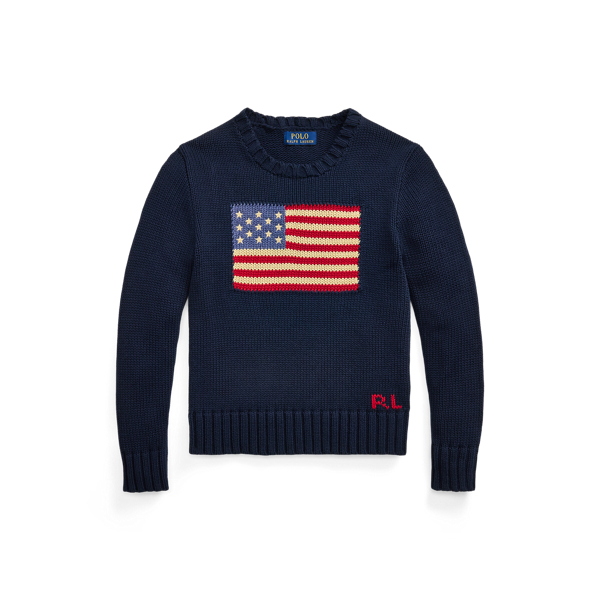 Hunter Navy The Iconic Flag Sweater Boys 8-20 for back to school 1