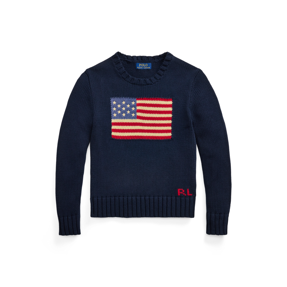 Ralph Lauren deals Polo American Flag Sweater 9 M