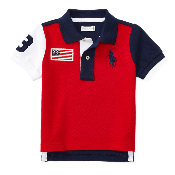 Cotton Mesh Polo Shirt Baby Boy 1