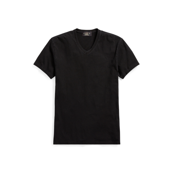 Indigo Cotton Jersey T-Shirt RRL 1