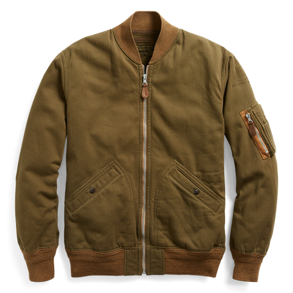 Cotton twill bomber jacket hotsell