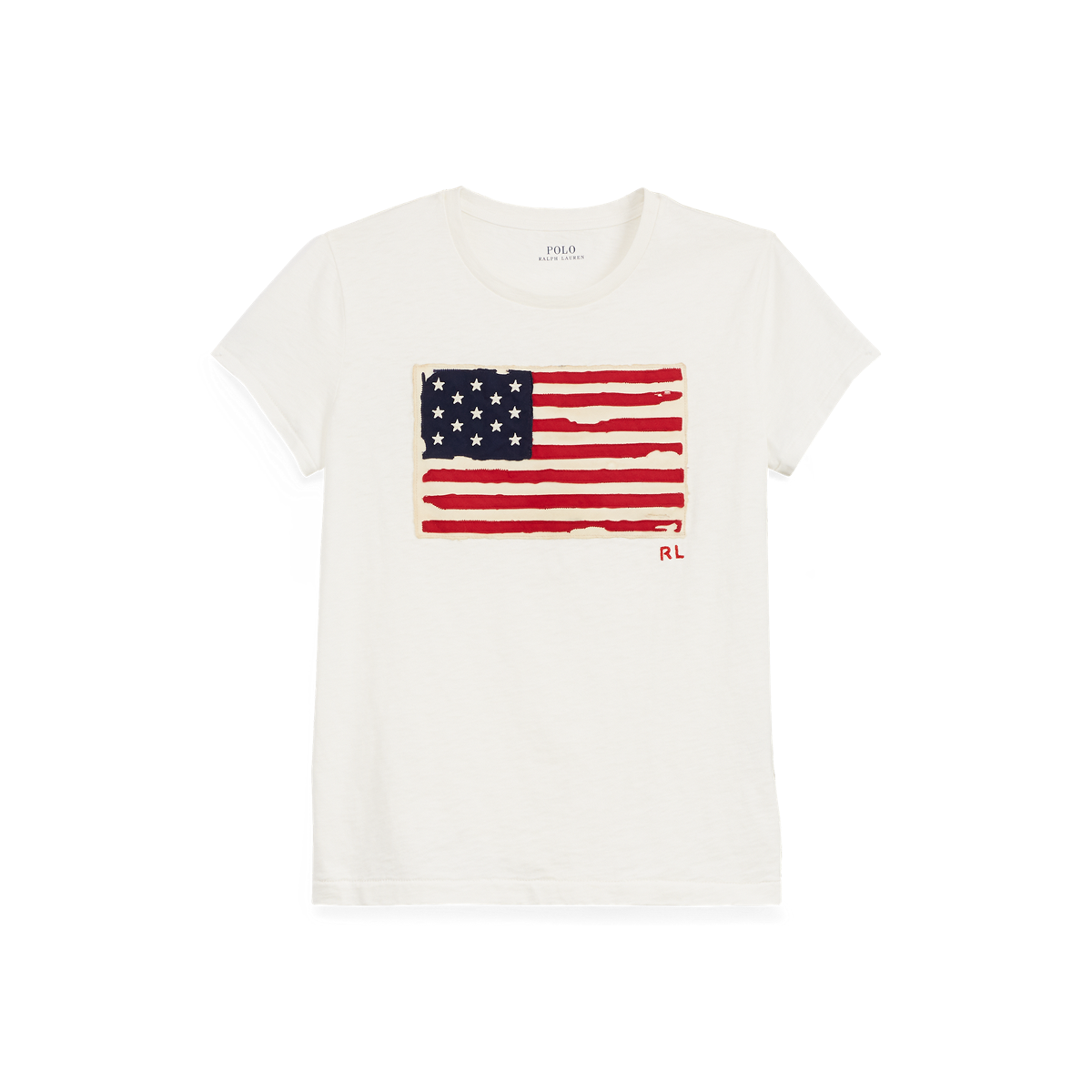 Women s Flag Jersey Graphic T Shirt Ralph Lauren