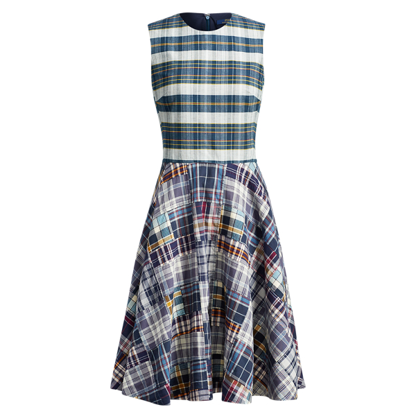Madras Fit-and-Flare Dress Polo Ralph Lauren 1