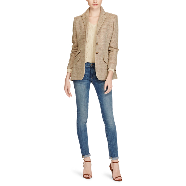 Herringbone Linen Herringbone Blazer Polo Ralph Lauren 3