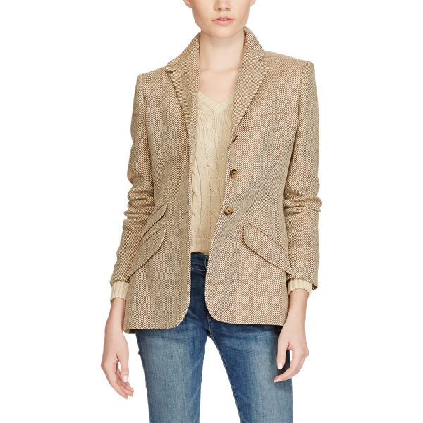 Herringbone Linen Herringbone Blazer Polo Ralph Lauren 4