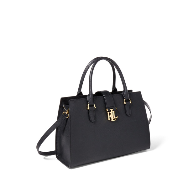 Ralph lauren black satchel sales