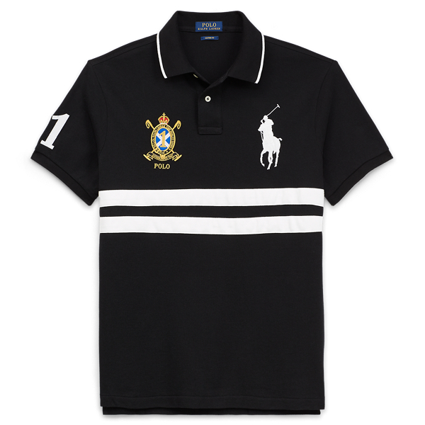 Custom Slim Fit Mesh Polo Polo Ralph Lauren 1