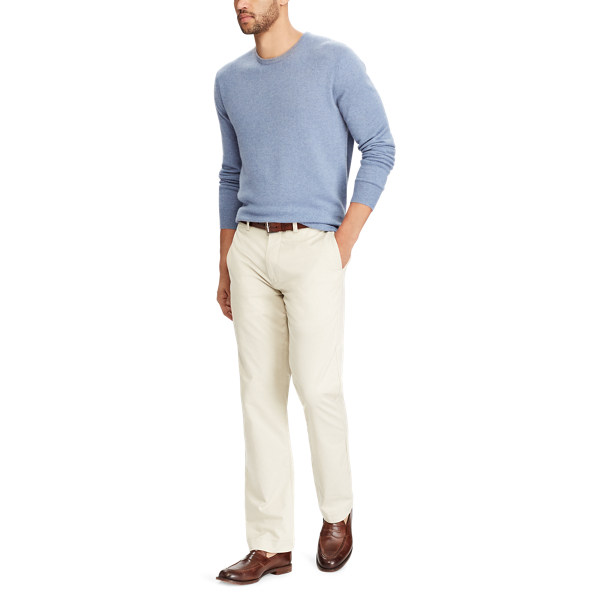 Classic-Fit Stretch-Chino Polo Ralph Lauren in Schlichtes Sandbraun 4