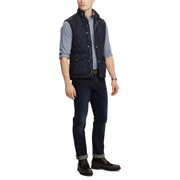 College Navy The Iconic Quilted Vest Polo Ralph Lauren 3