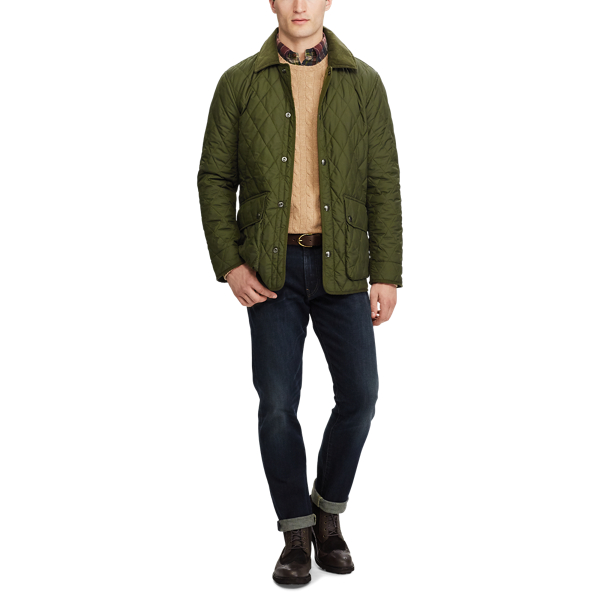 Polo ralph lauren quilted car coat hotsell