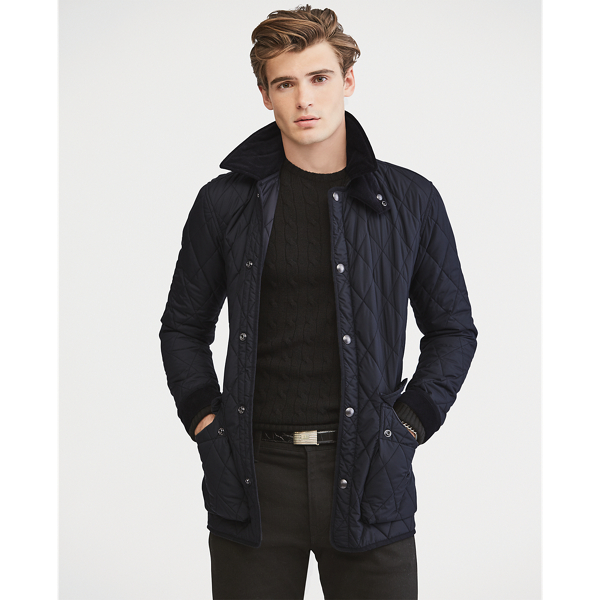The iconic quilted car coat ralph lauren hotsell