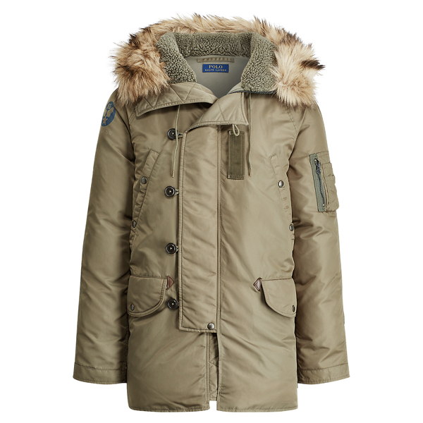 Faux Fur Trimmed Snorkel Parka