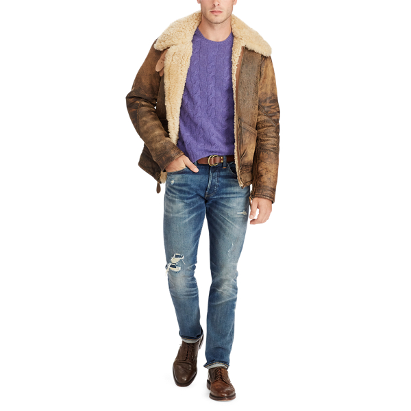 Brown Earth/Light Amber The Iconic Bomber Jacket Polo Ralph Lauren 4