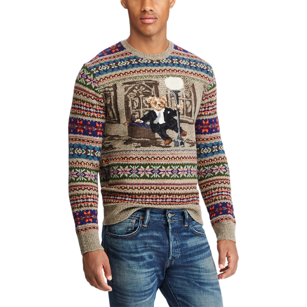 Multi The Iconic Bear Isle Sweater Polo Ralph Lauren 3