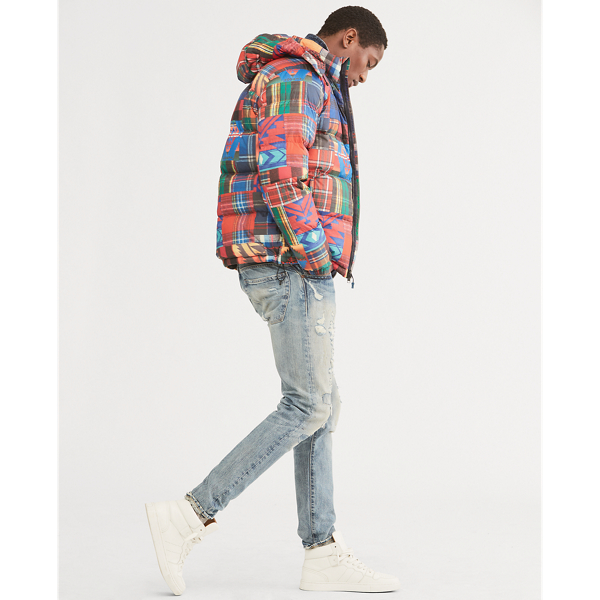 Patchwork Ripstop Down Jacket