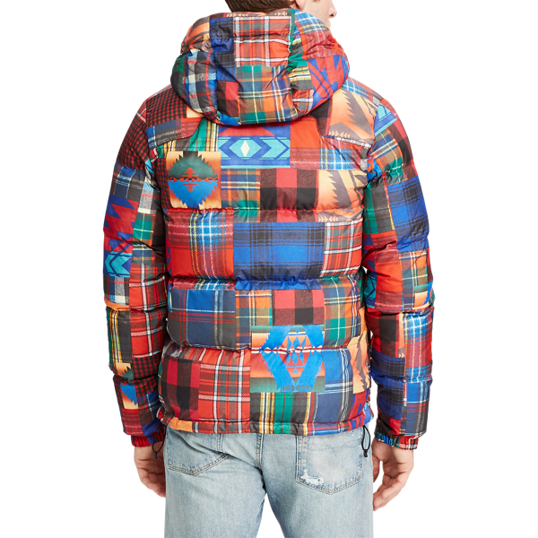 Ralph lauren patchwork down jacket online