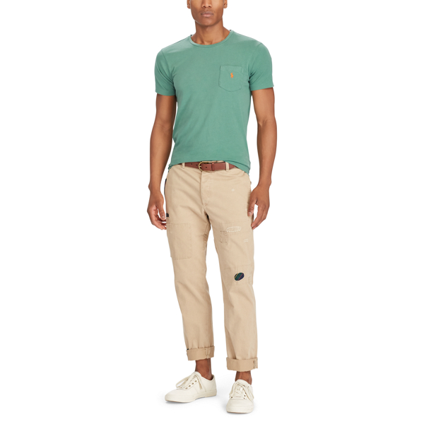 Antique Green Custom Slim Fit Pocket T-Shirt Polo Ralph Lauren 2
