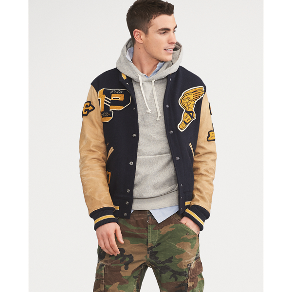 The Iconic Letterman Jacket for Men Ralph Lauren DZ