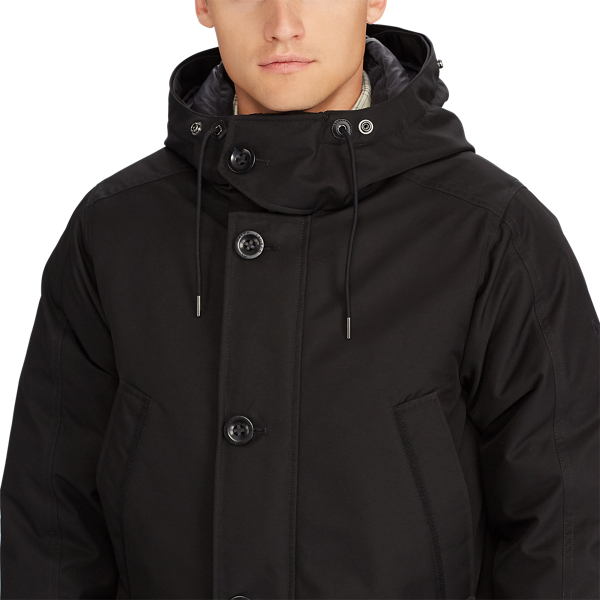 Black Faux-Fur-Trim Down Parka Polo Ralph Lauren 5