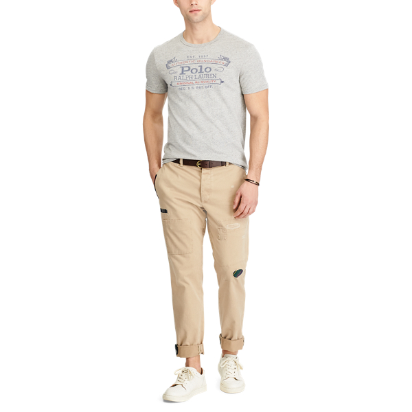 Twist Heather Custom Slim Fit Cotton T-Shirt Polo Ralph Lauren 2