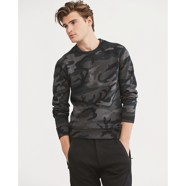 Ralph lauren camo sweatshirt deals