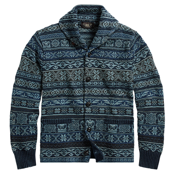 Fair Isle Cotton Cardigan | Cardigan & Full-Zip Sweaters | Ralph  