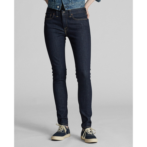 Skinny jeans met stretch RRL in Rinse wash 3
