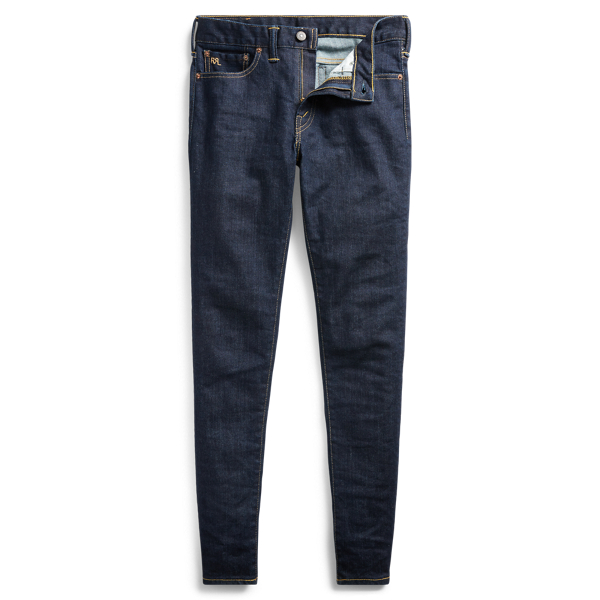 Skinny jeans met stretch RRL in Rinse wash 6